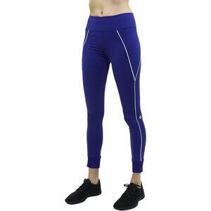 Satva Womens Ankara Legging Medium Blue High Rise Yoga Workout Gym Training Wear